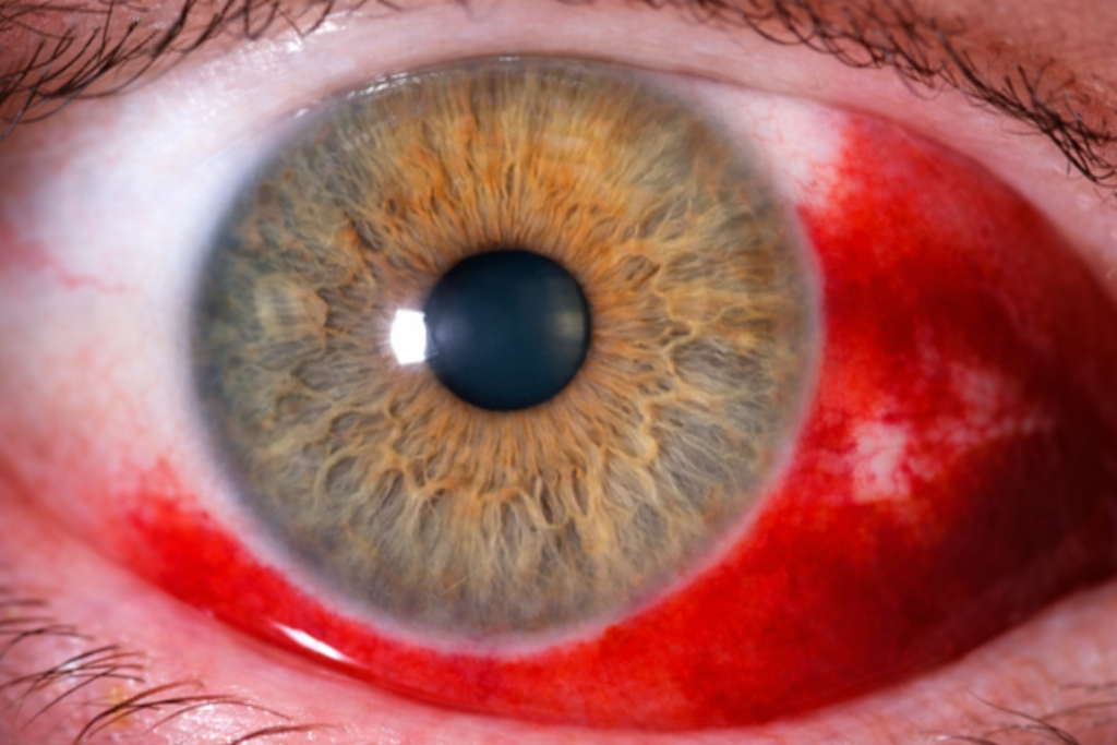 ¡OJO CON EL OJO! SEÑALES DE ALARMA EN ADOLESCENTES hemorragia subconjuntival